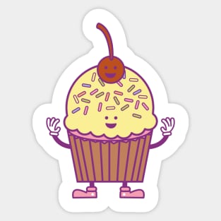 Cupcake Sticker